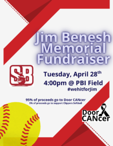 Jim Benesh Memorial Fundraiser Game